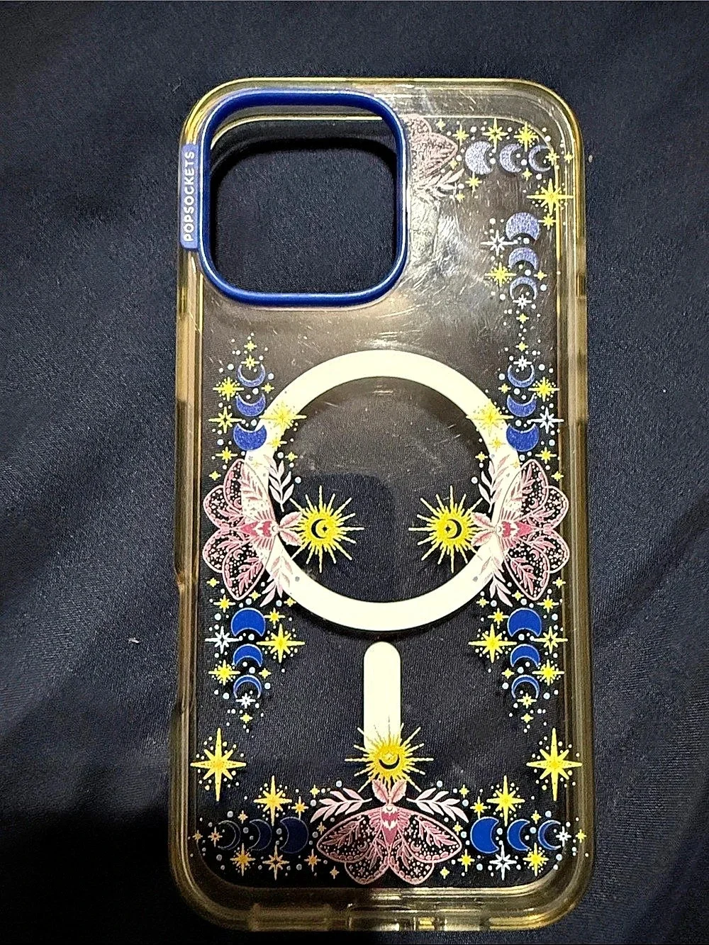 POPSOCKETS Celestial Butterfly Phone Case Cobalt Blue